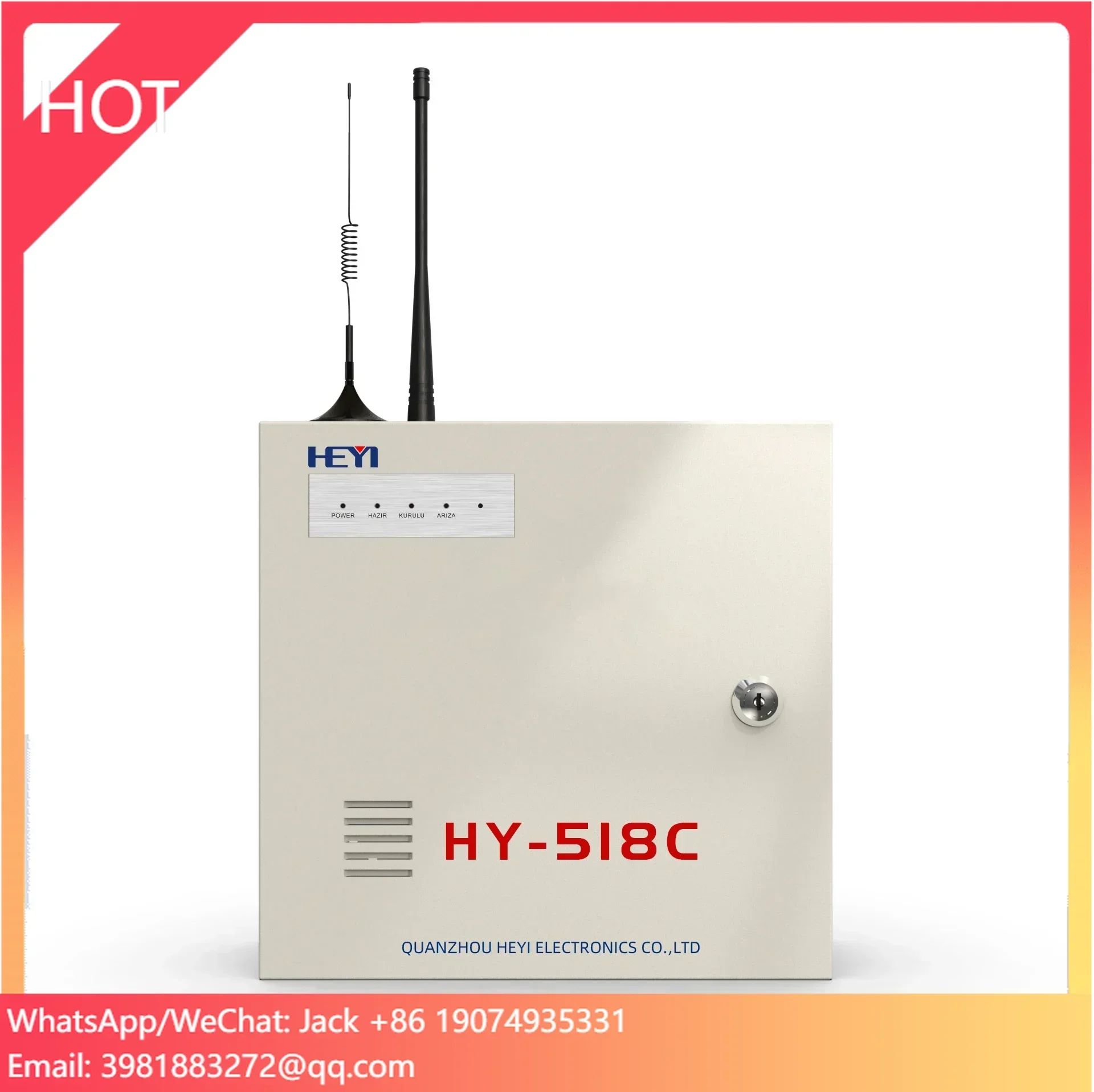 16 Zones Alarm Control Panel conventional Fire Alarm Control Panel wireless Fire Alarm System