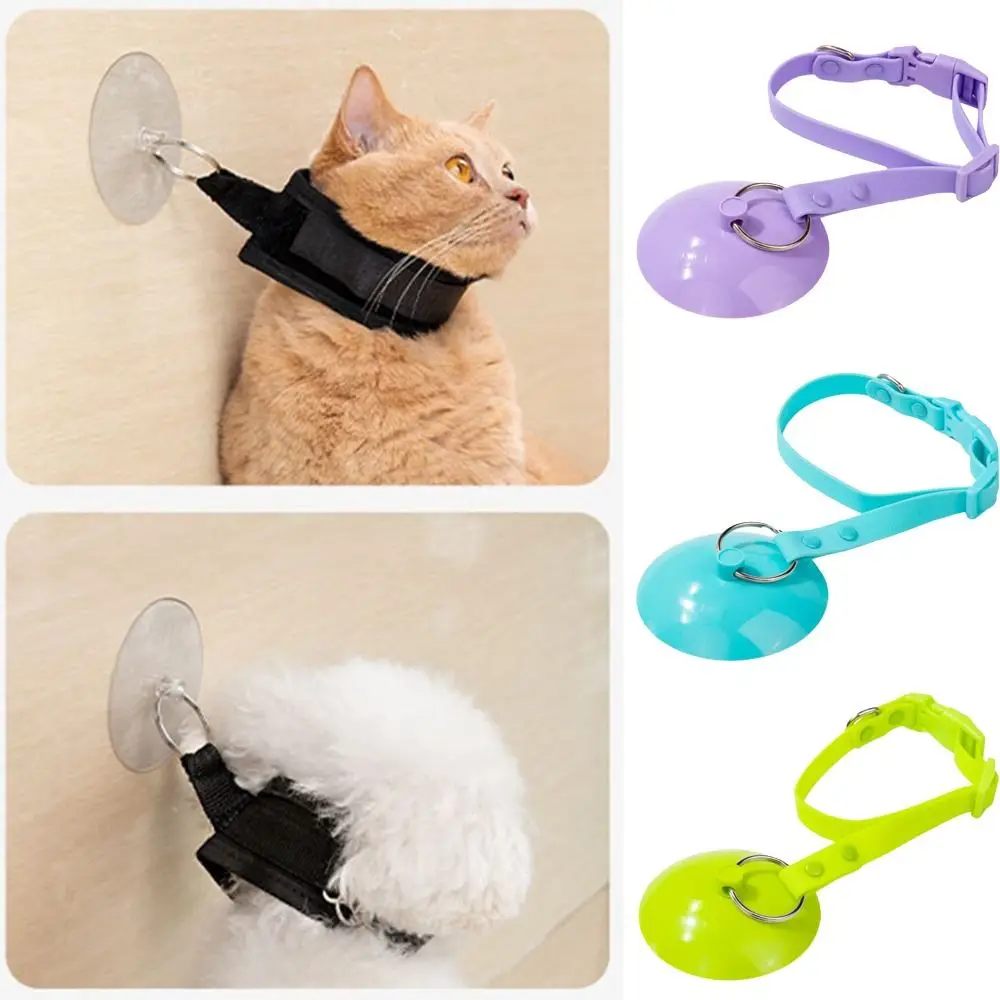 

Safe Adjustable Pet Grooming Loops Portable Hands Free Dog Bathing Fixer Suction Cup Comfortable Cat Restraint Straps Pet Shower