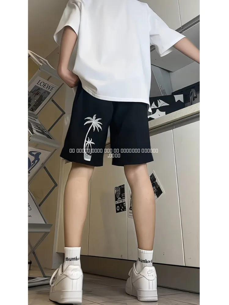 

Мужские летние тонкие быстросохнущие дышащие спортивные свободные повседневные брюки American Style: модные, трендовые, легкие шорты-карго