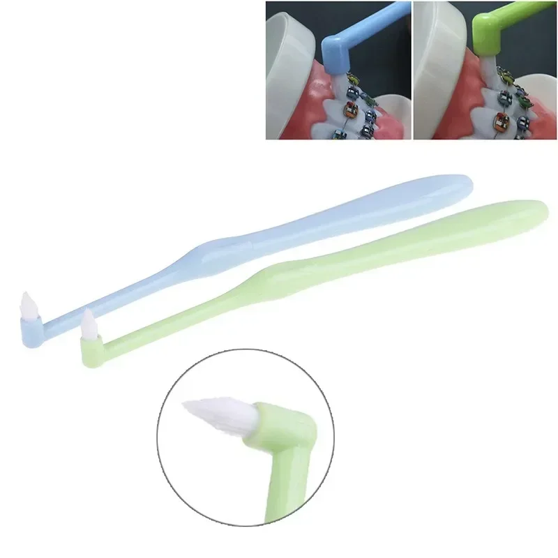 

4pcs Oral Interdental Tooth Brush Soft Hair Correction Teeth Braces Dental Floss Oral Tooth Care Orthodontic Toothbrush