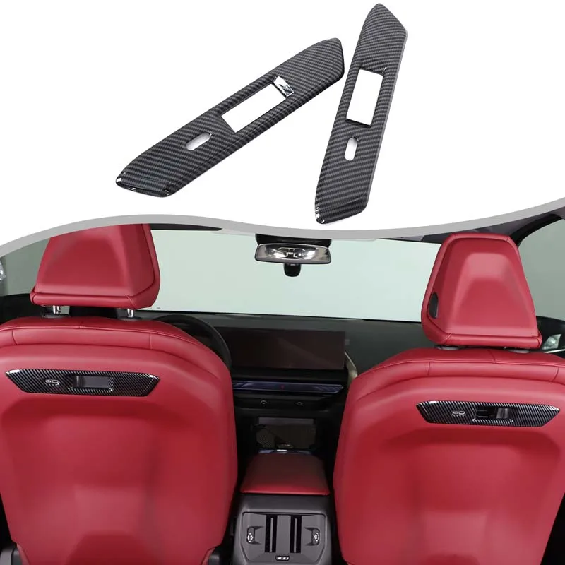 

2Pcs ABS Carbon Fiber For BMW X3 G45 2025+ Car front seat back decorative strip sticker car interior protection accessories