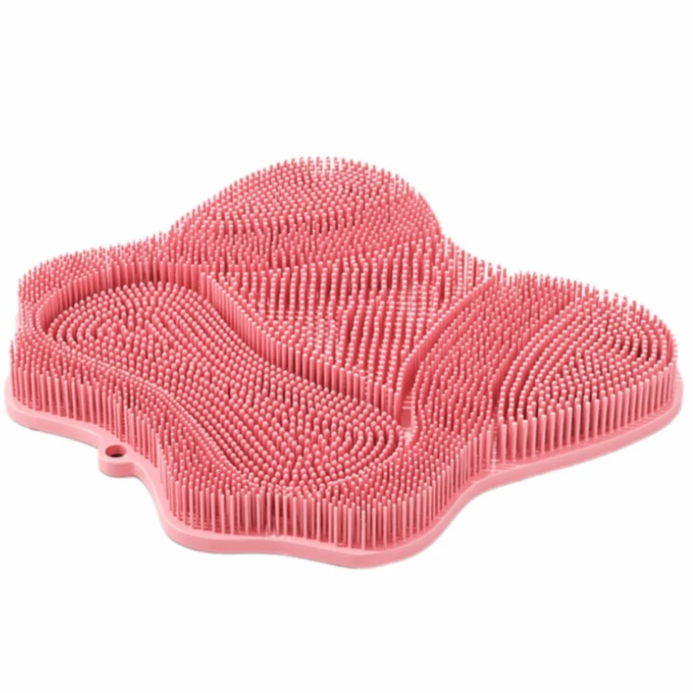 

With Suction Cups Shower Foot Scrubber Silicone Exfoliating Massage Bath Massager Non-Slip Shower Foot Washer Bath Time