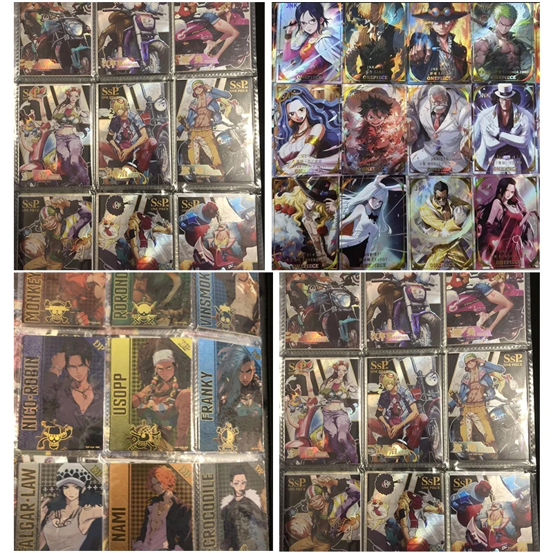 Japanese anime ONE PIECE Monkey D Luffy Nico Robin Nefertari D Vivi Collect cards Christmas birthday present toy for children