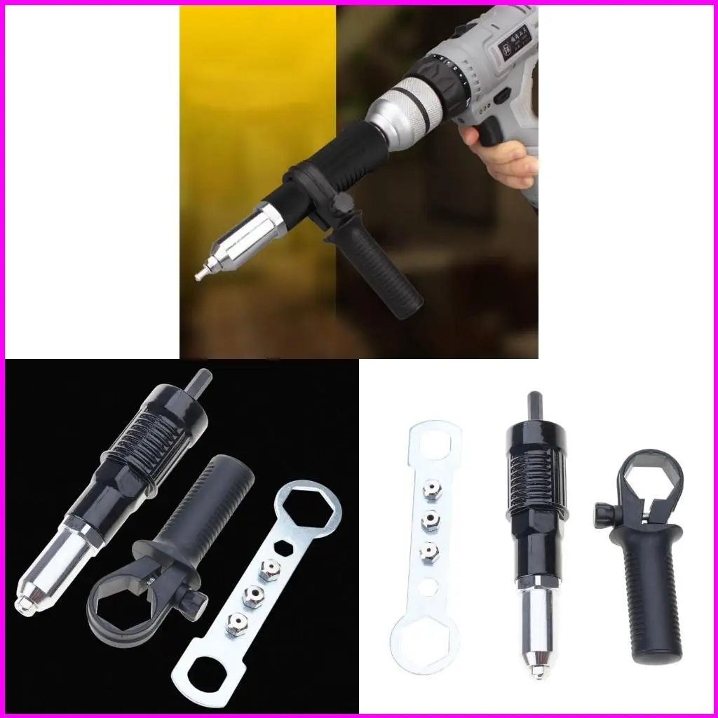 

Riveting Power Hand Tool Alloy Steel RivetGun Adapter Riveting Tool