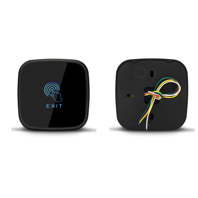 

Touch Exit Push Button Panel NO/NC/COM Output Blue Back Light Electric Box Cassette