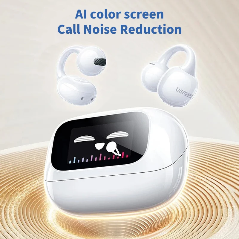 

UGREEN S6 Wireless Bluetooth Earphones,Smart Touch Screen, Sports Earphones,airpods, freeshippings items,Earphone bluetooth