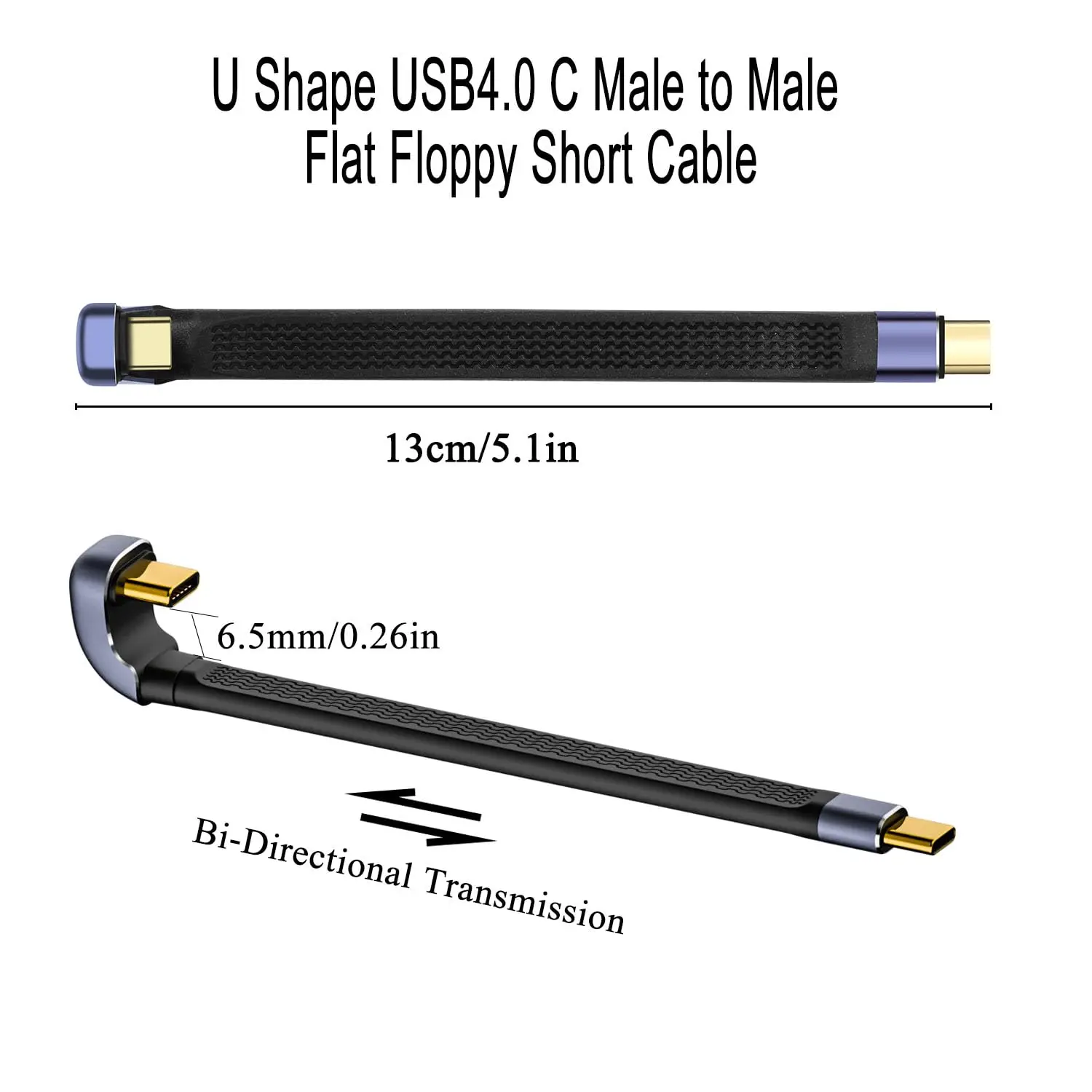 U-Shape Elbow Usb 4…