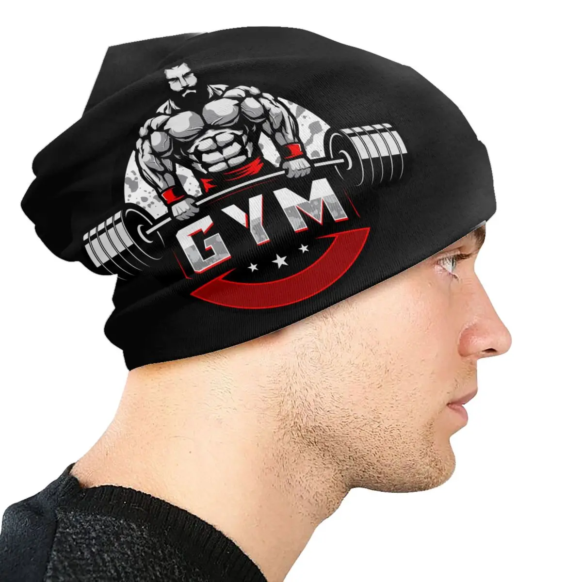 Bodybuilding Gym Bonnet Hats Street Knitting Hat For Men Women Warm Winter Fitness Muscle Skullies Beanies Caps