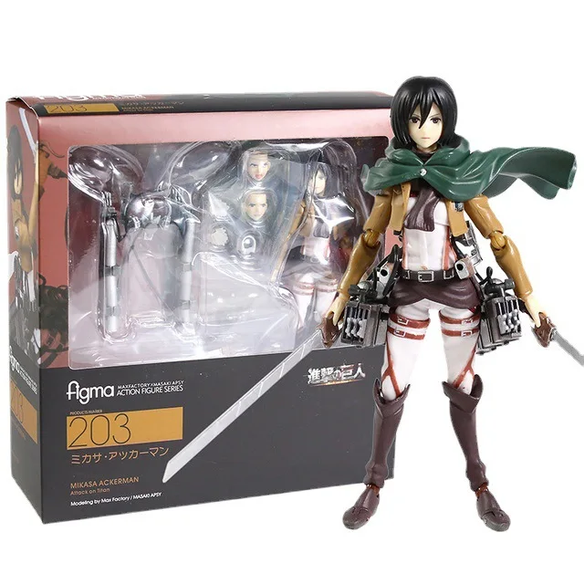 進撃の巨人フィギュアマックスファクトリー figma ミカサ