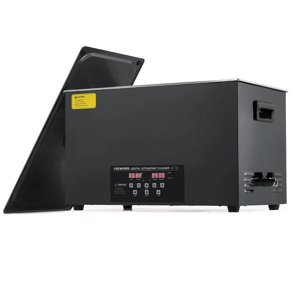 30L Digital Ultrasonic Cleaning Machine with Degas and Gentle Mode, 600W Ultrasonic Cleaner Machine