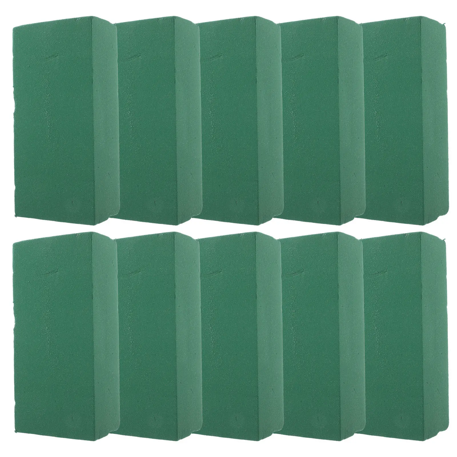 

10 шт. прямоугольных флористических блоков высокой плотности для впитывания воды, для домашнего использования и флористических магазинов, основания для цветочных композиций