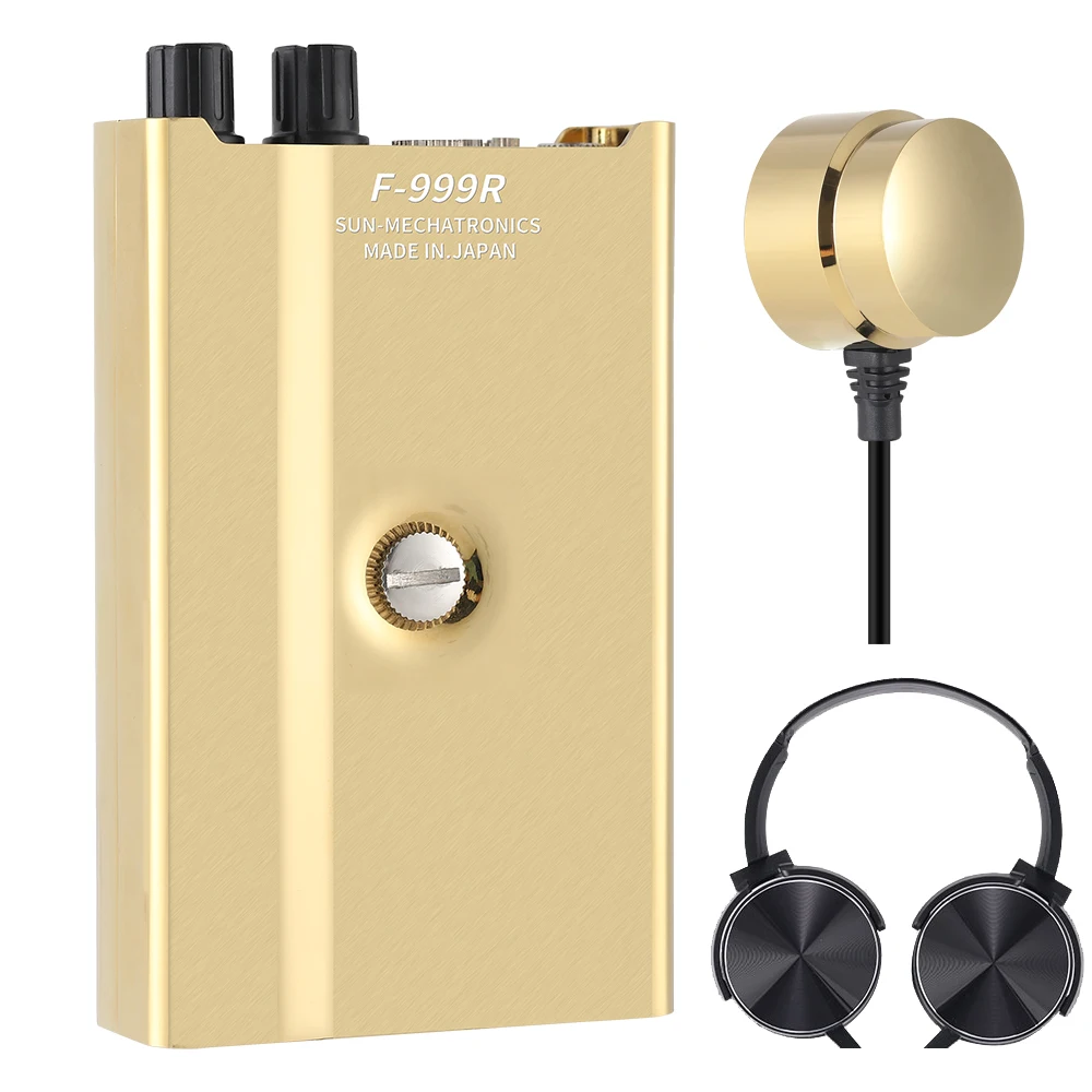 F-999R High Strength Wall Microphone Voice Listen Detector for Engineer Water Leakage Oil Leaking Hearing