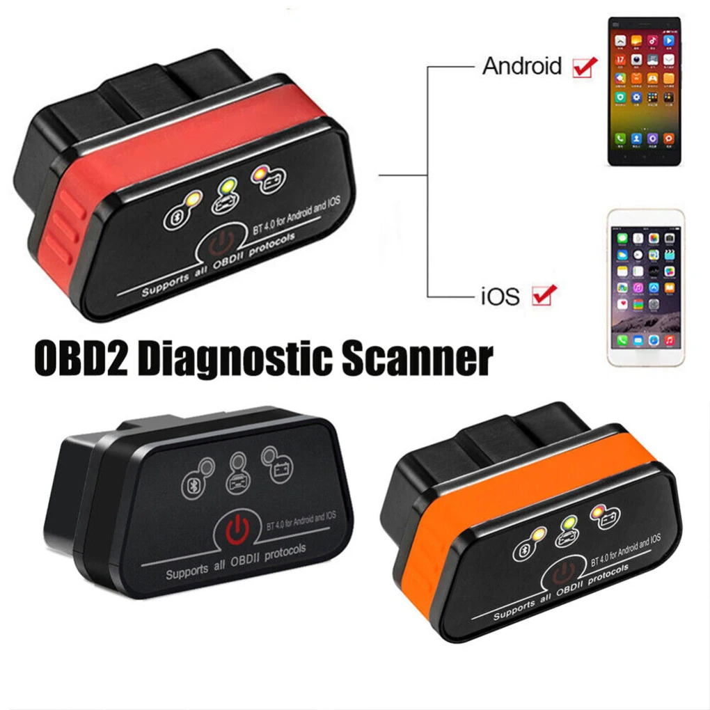 

ELM327 V1.5 Bluetooth 5.0 OBD2 сканер ELM 327 V1 5 OBDII автоматические диагностические инструменты ODB2 OBD 2-кодовый считыватель