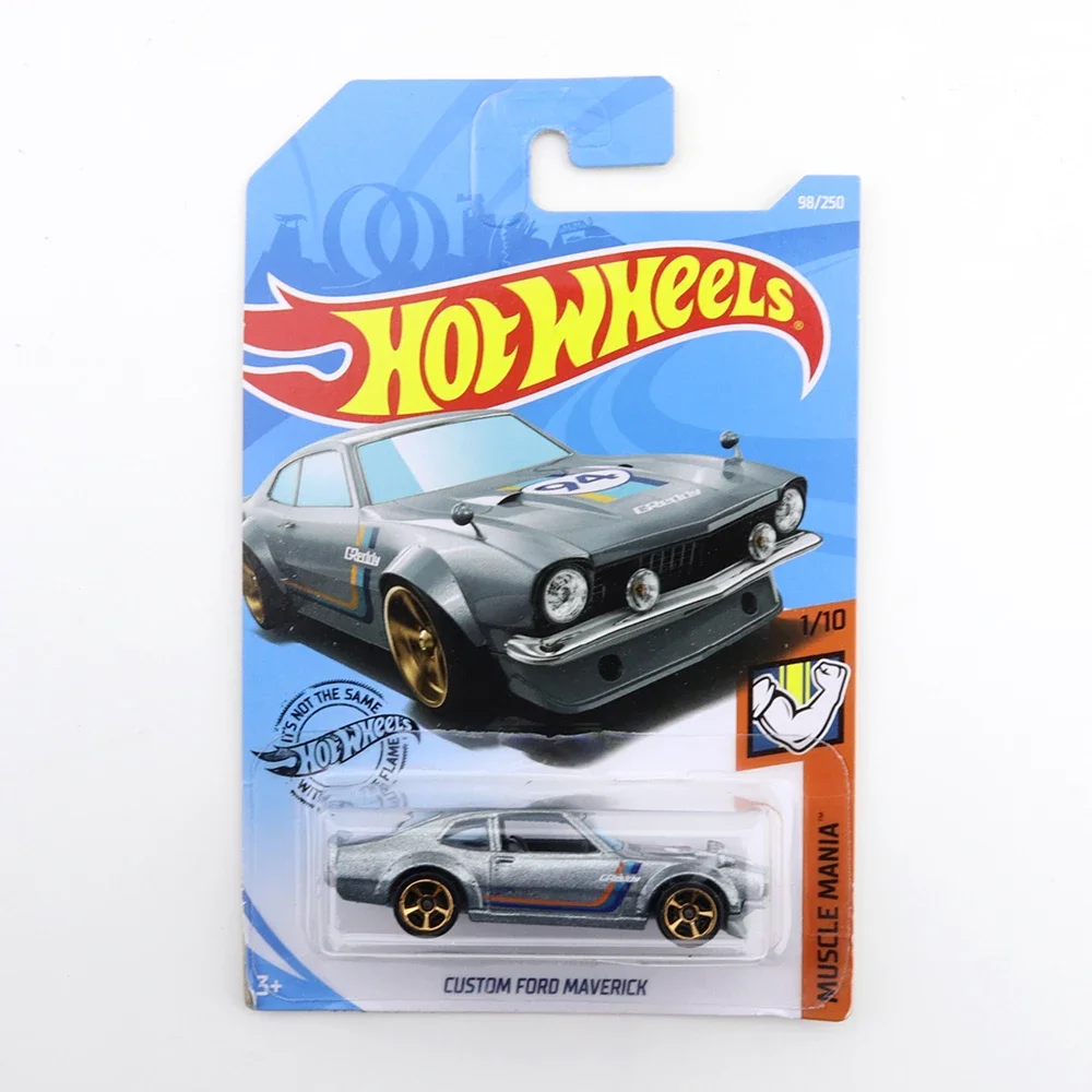 

2019-98 Hot Wheels CUSTOM FORD MAVERICK Mini Alloy Coupe 1/64 Metal Diecast Model Car Kids Toys Gift