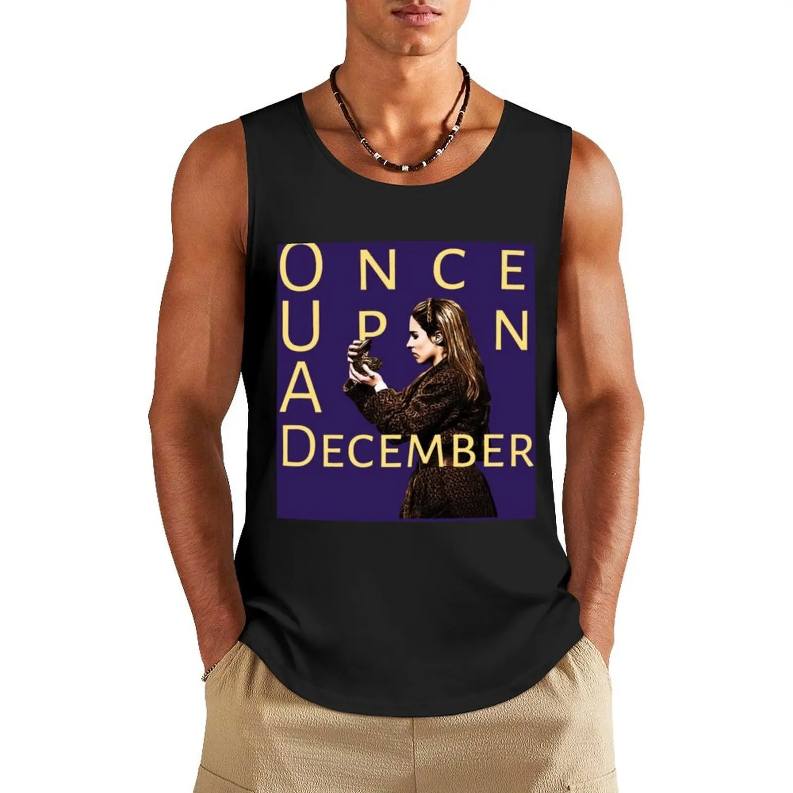 

Anastasia Flat Mask Tank Top Men's t-shirts Bodybuilding clothing man best selling products T-shirt male