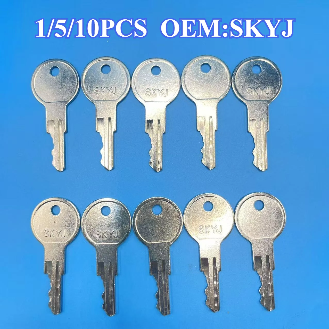 1/5/10PCS SKYJ Keys ELI80-0108 SKYJ-Key Compatible with Link Belt Compatible with SkyJack Compatible with Terex