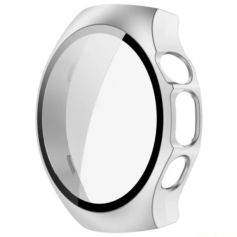 M5TD Watch Screen Protector Film Shell Case with Tempered Glass Film Protective Cover for Watch 5 Scratchproof Case