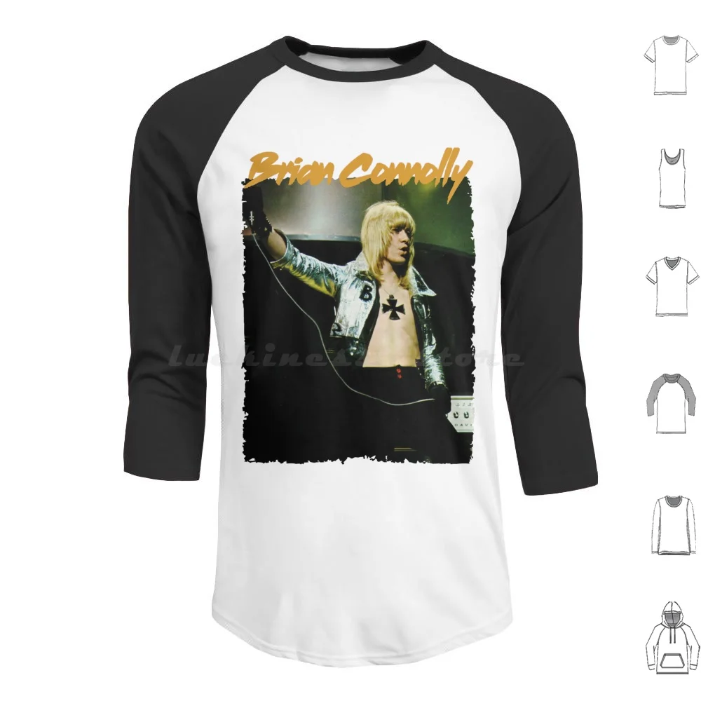 Brian Connolly Hoodie cotton Long Sleeve Scottish Singer Songwriter Musician Actor Brian Connolly Brian Connolly The Sweet The