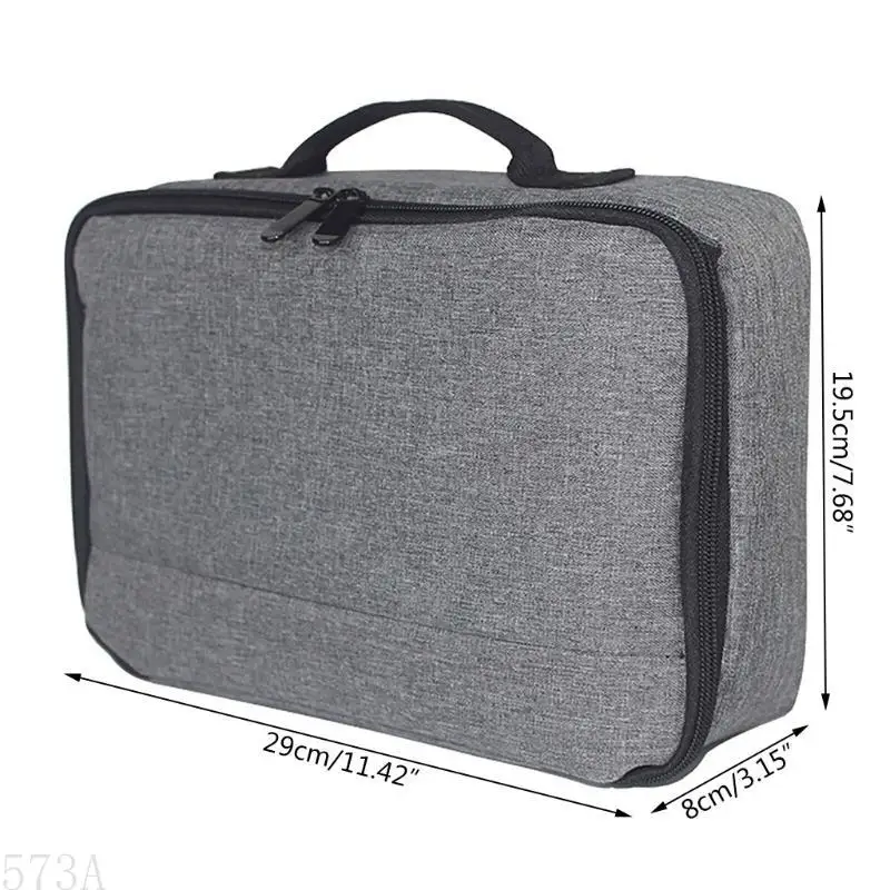 573A Premium para casos Anti-arranhão Projetor Casos Casos proteção com alça com zíper Fácil abrir bolsas próximas