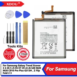 High Quality Battery For Samsung Galaxy Trend Xcover 3 4 4S 5 J5 E5 E7 C9 J4 J6 S20 M20 M30 Pro Plus G313H , Z Filp Fold 2 3