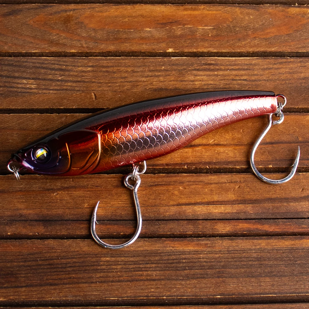 Magnisher طويل الصب قلم رصاص الطعوم الصيد البحري التصيد الطعم الاصطناعي 11 سنتيمتر 52.5 جرام غرق الصيد السحر تمايل ل التونة باس #5