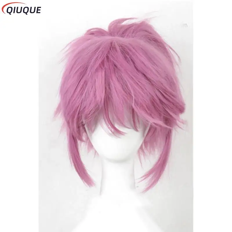 Machi Komacine Cosplay Costume Pink Wig Halloween Carnival Costumes for Women Anime Cosplay Outfits Dress