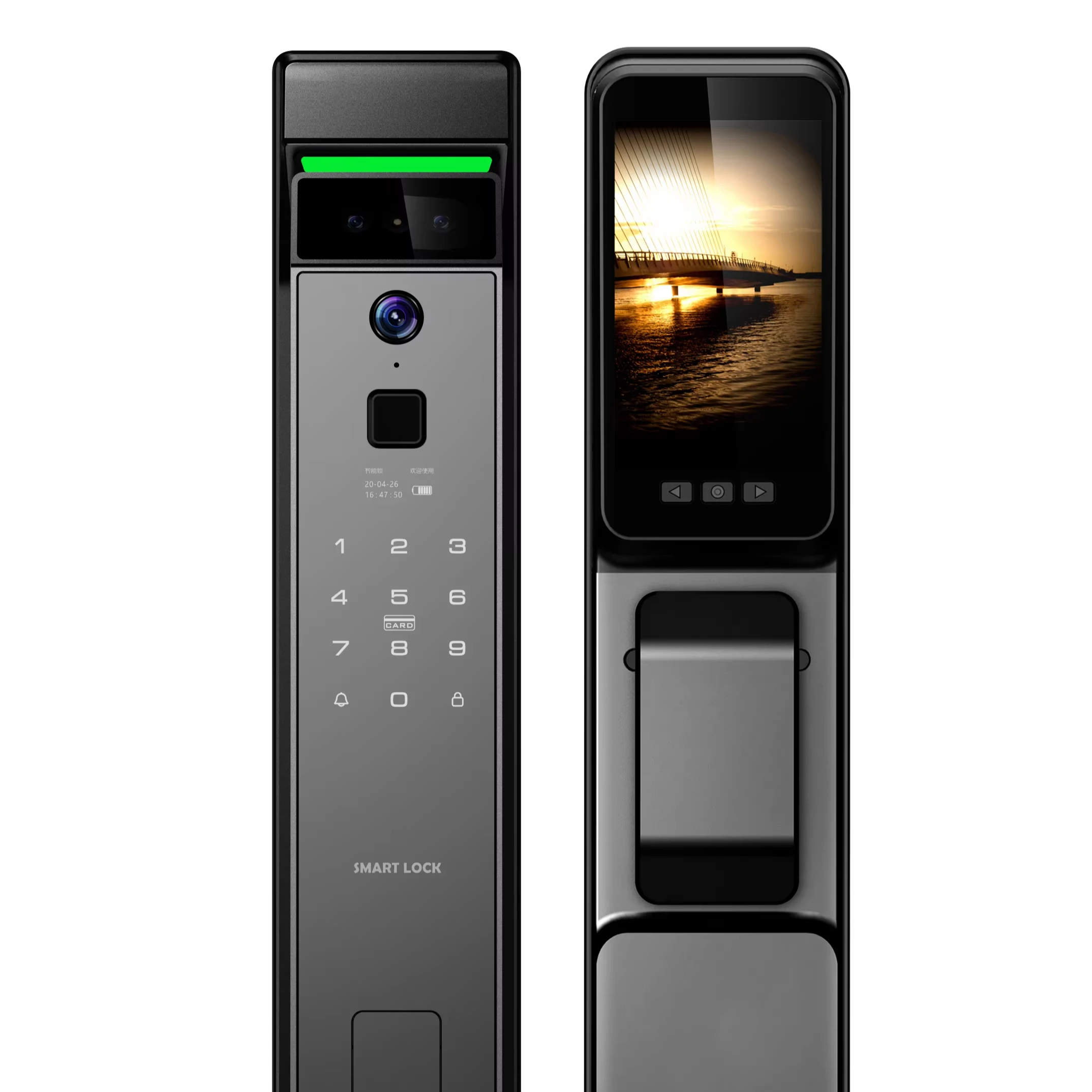Fully Automatic Smart Lock 3d Face Recognition Biometric Lock Home Fingerprint Password Lock