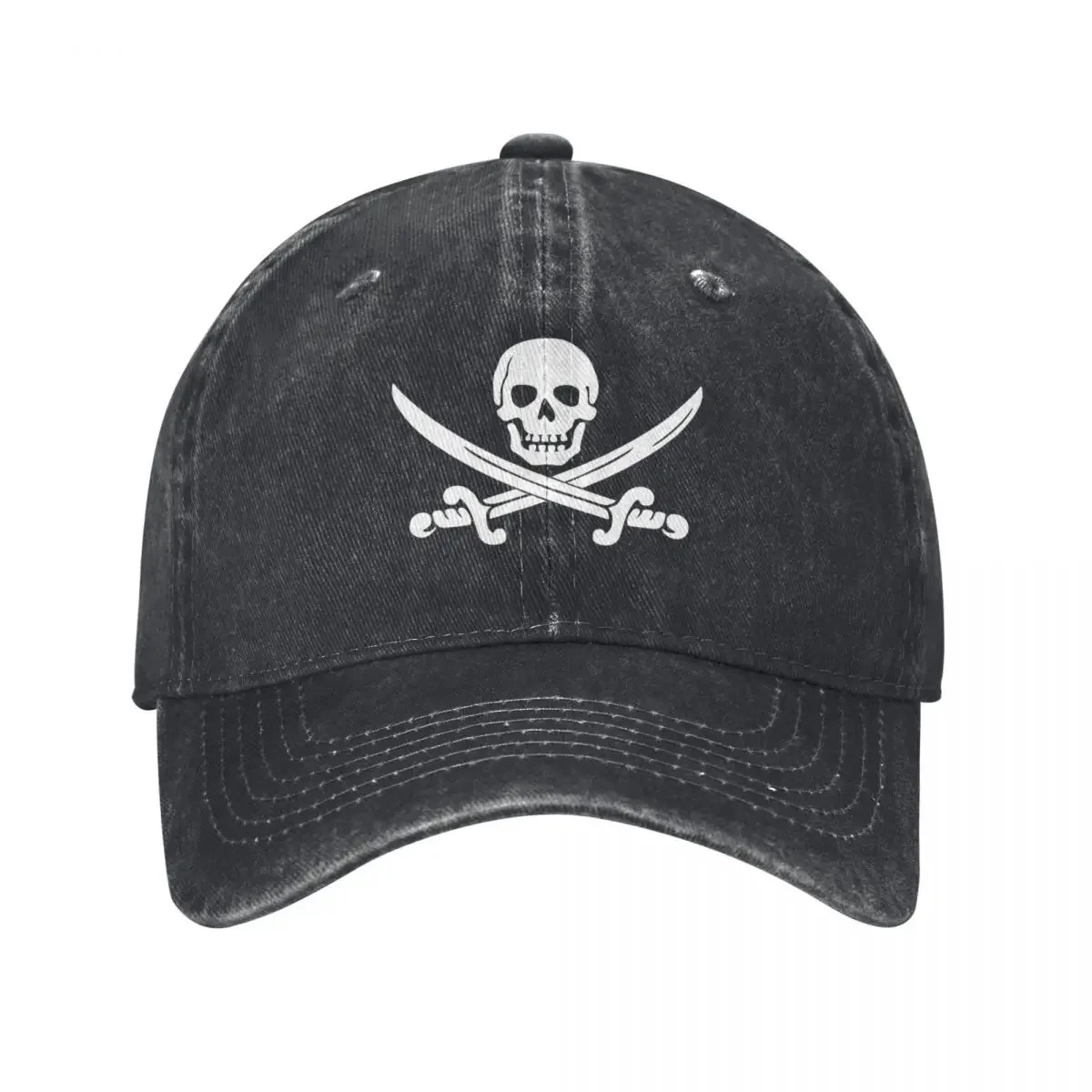 Pirate Skull Cross Swords Baseball Cap Cosplay Hip Hop Custom Cap Golf Woman Men's