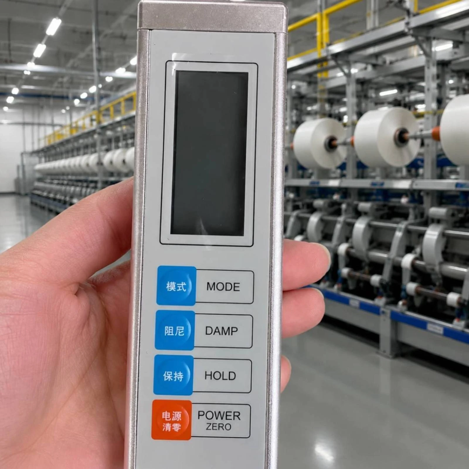 Digital Yarn Tension Meter Simple Use Textile Tension Tester Handheld Tensiometer Aluminum Casing Testing Equipment
