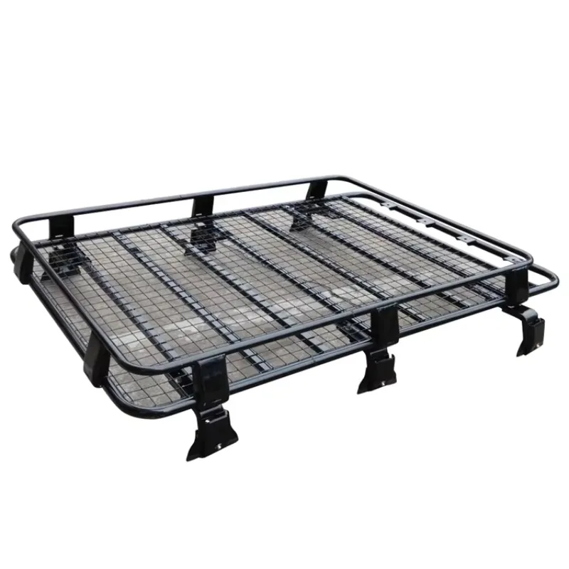 

Manganese Steel Universal Car Roof Racks for Suv Prado Fj120 Fj150 Roof Luggage Rack Basket