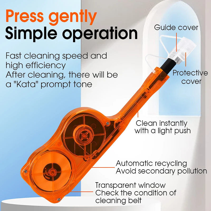 AUA-M600 MPO MTP Cleaning Pen Cleaner for Fiber Optic adapter Cleaner 600+ Cleanings Green/Blue/Orange(Optional)