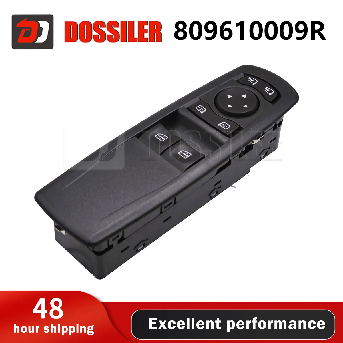 

809610009R Dossiler передняя левая сторона водителя, электрический главный переключатель окна, кнопка зеркала для RENAULT MEGANE III COUPE 2008