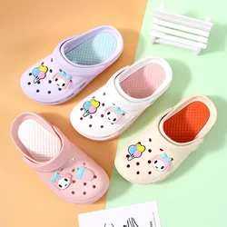 Summer Girls Clogs 2022 Children Kawai Sandals New Fashion Design EVA Beach Waterproof Water Shoes Kids Girls Platform Sandals