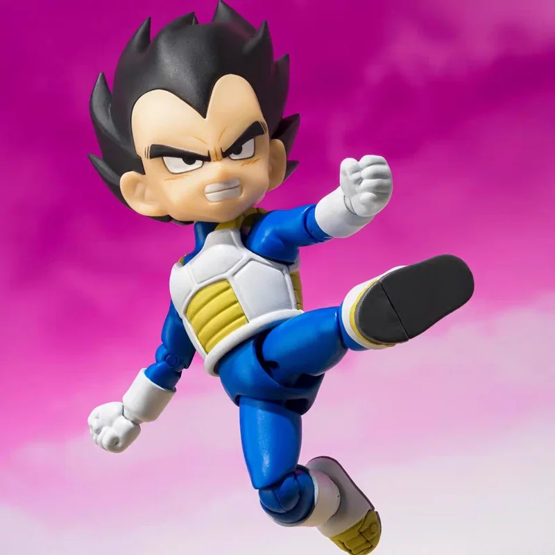 2024 New Bandai S.H.Figuarts Dragon Ball Daima Vegeta Mini 1/12 Action Doll Collectible Anime Figure Model Toy Birthday Gifts