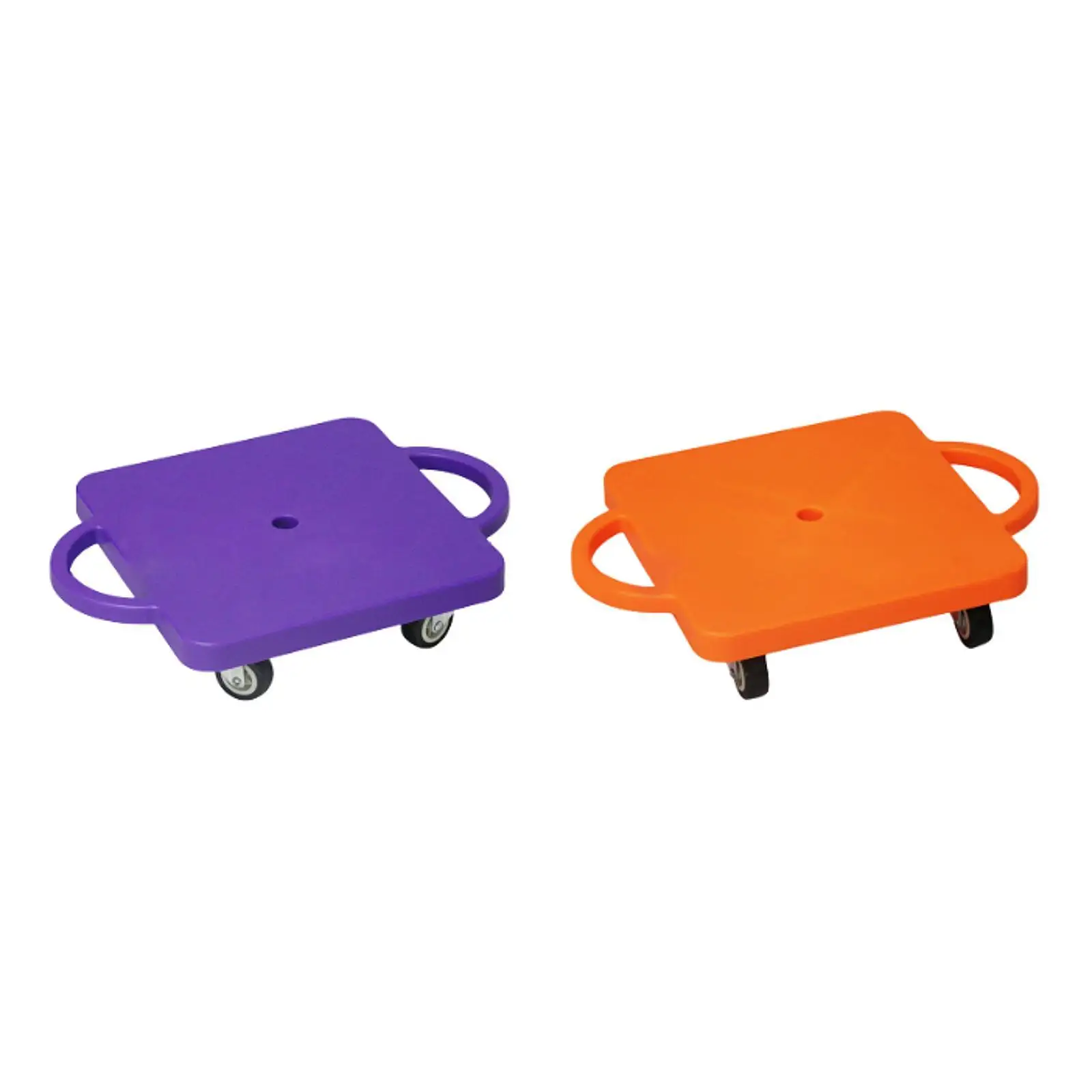 

Floor Scooter Board with Handles Play Equipment Gross Motor Toy with Casters