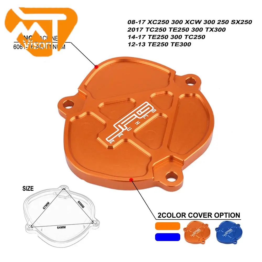 Motorcycle CNC Aluminum Cylinder Control Cover For Husqvarna Husaberg TC250 TE250 TE300 TX300 TE 250 300