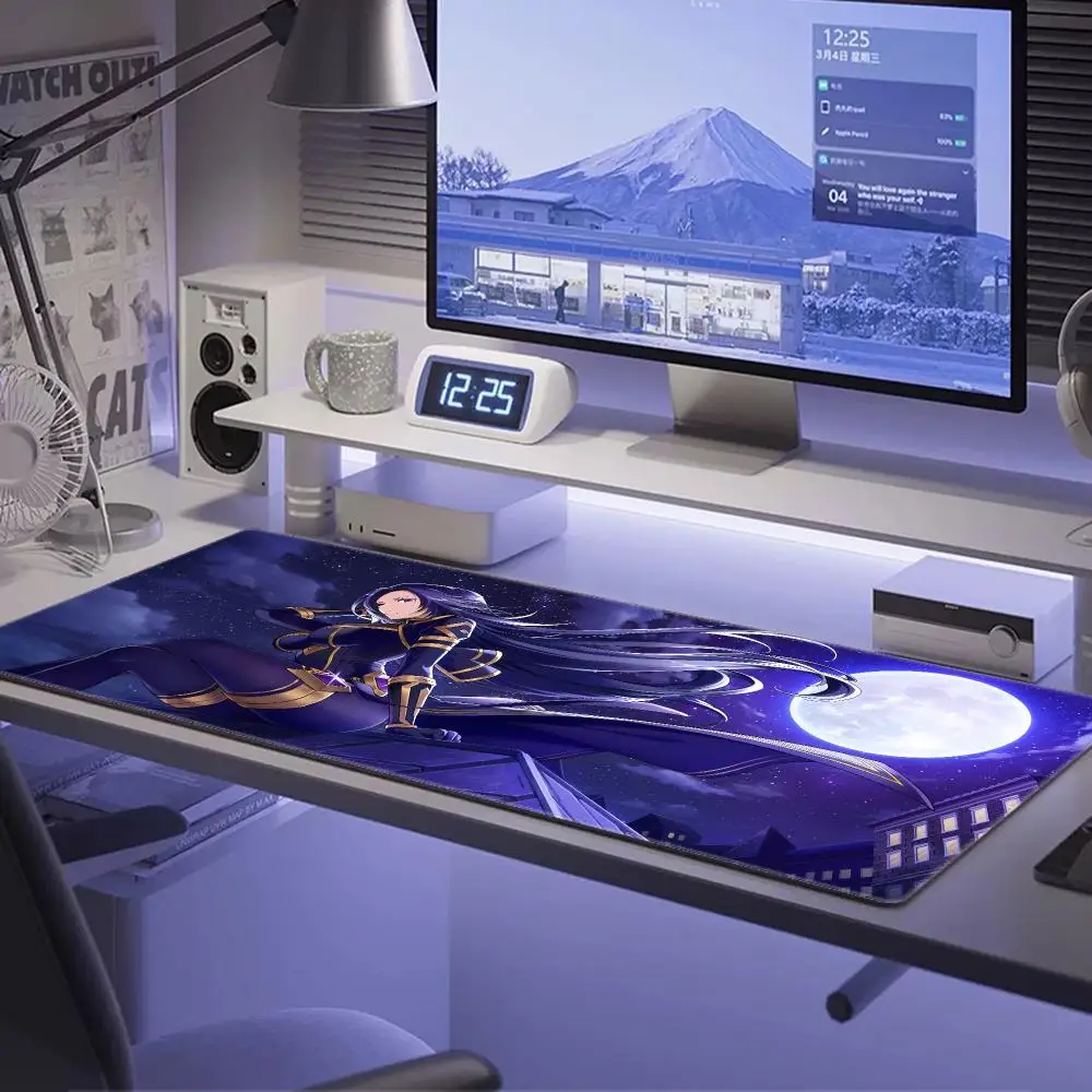 Anime The E-Emin-ence In S-Shadow Mouse Pad Mouse Pad Desk Pad Cute HD Desk Pad Extended Gaming Keyboard Mat Large XXL HYBXAXC