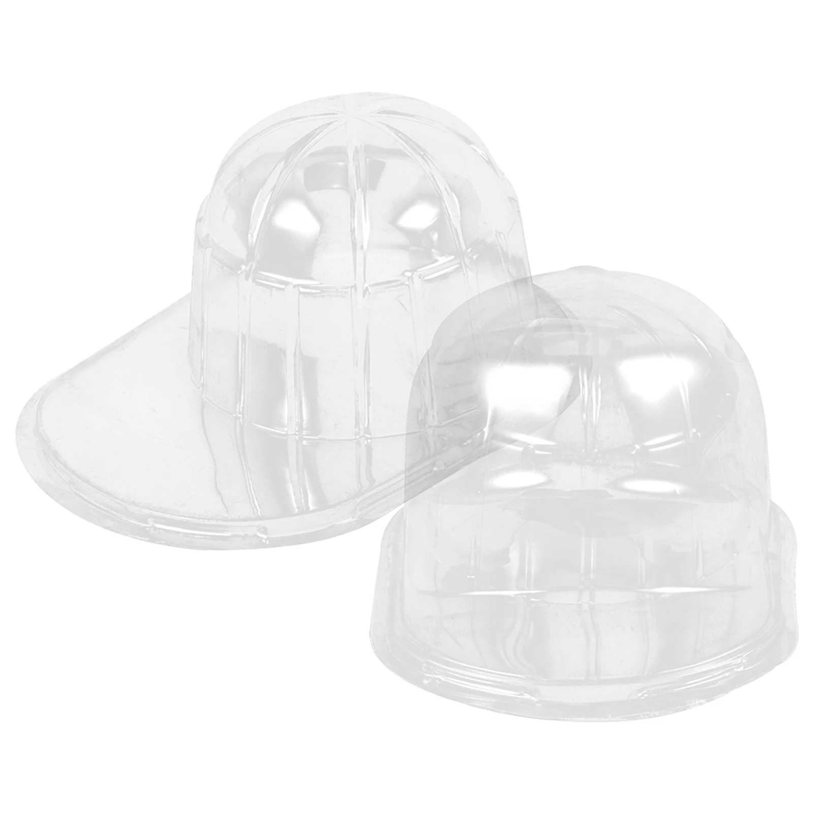 

2Pcs Hat Storage Rack Transparent Baseball Cap Holder Durable Lightweight Travel Display Stand Cap Shaper Hat Holder