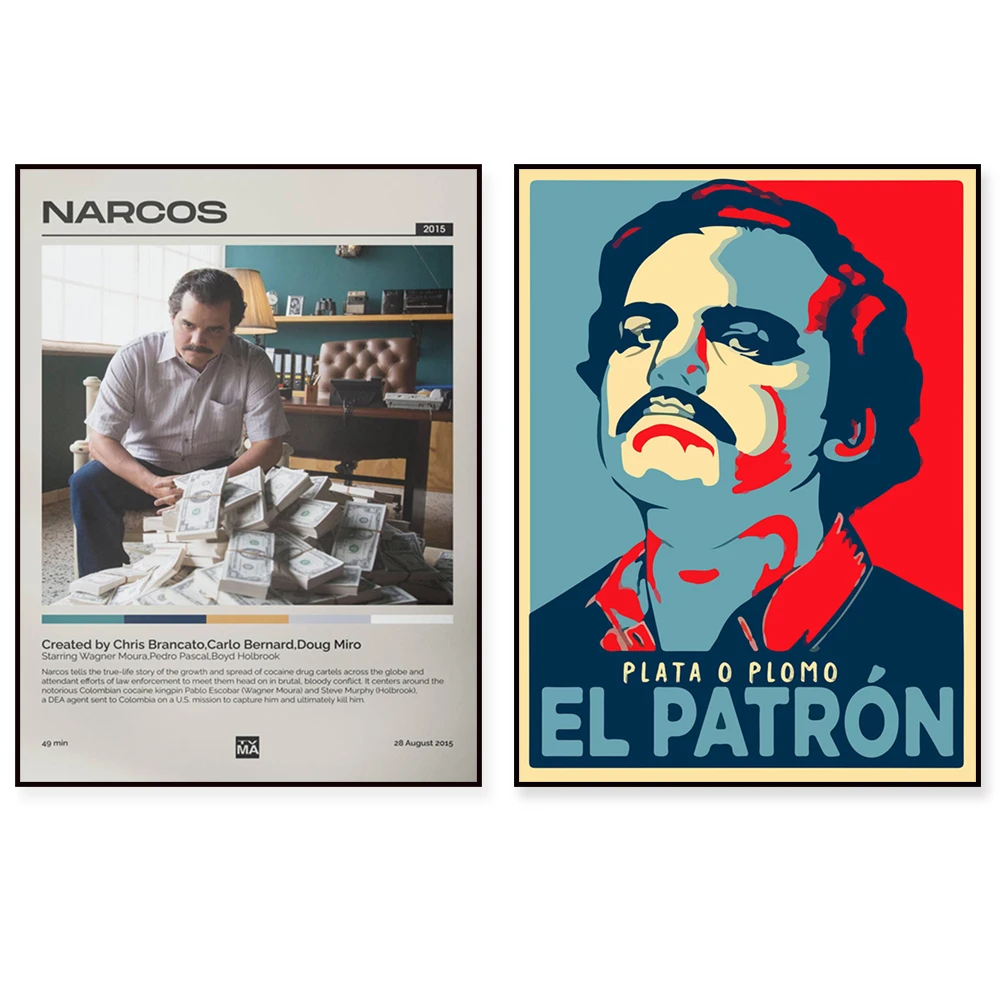Pablo Escobar Hot Famous Modern Painting Art Home Decor Canvas Poster Bedroom Living Room Sofa Wall Decor