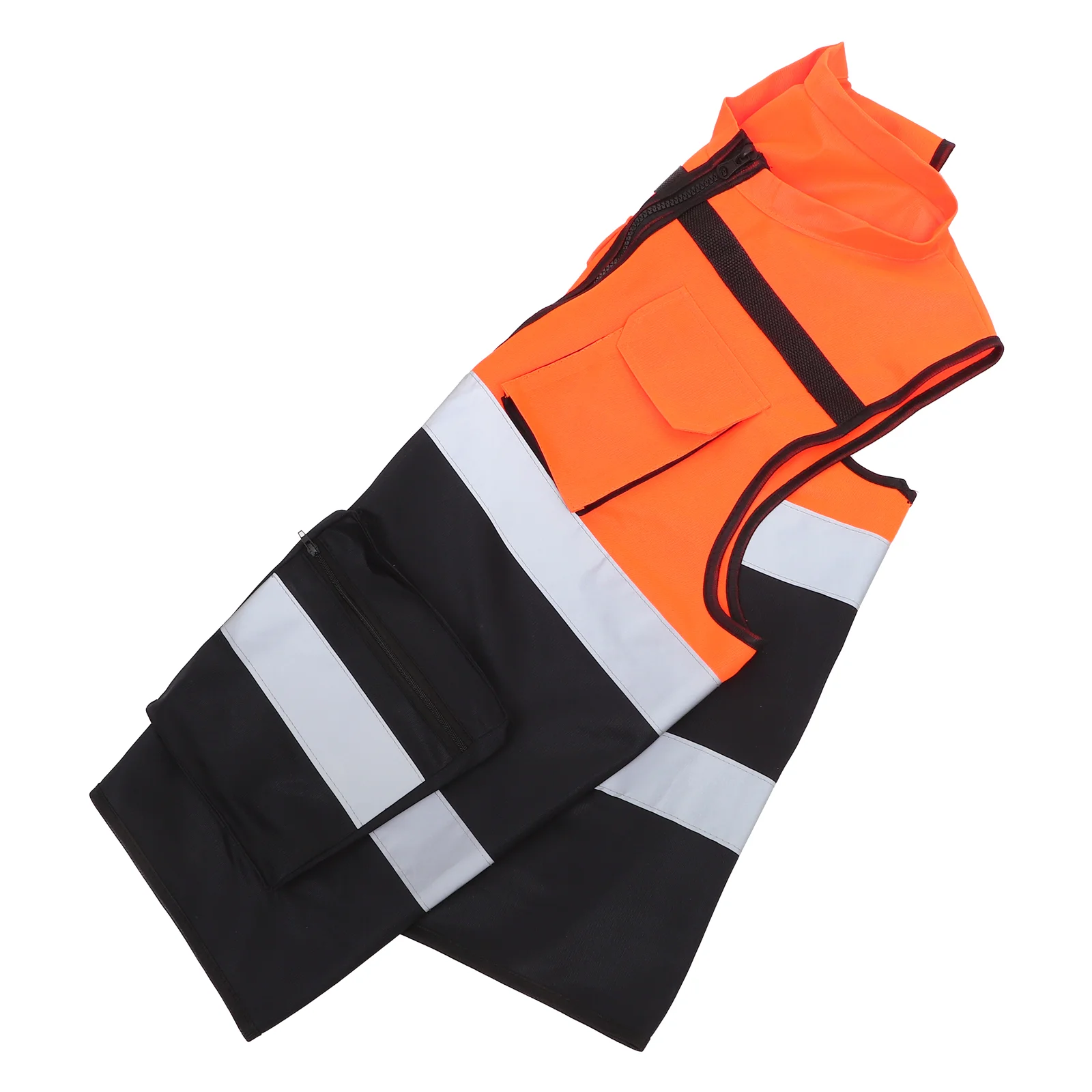 

Pocket Reflective Safety Clothing Work Car Stickers Vest Nylon Fabric Emergency Activities