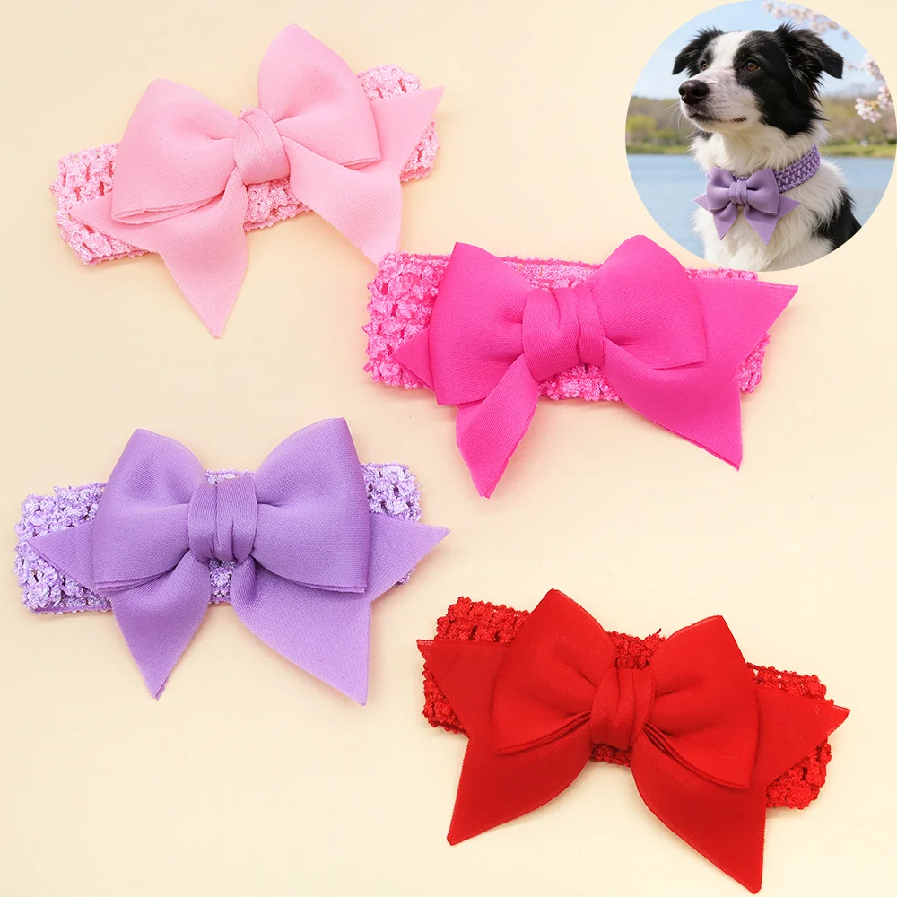 Lazos elásticos artesanales para perros y gatos, para bulldog francés