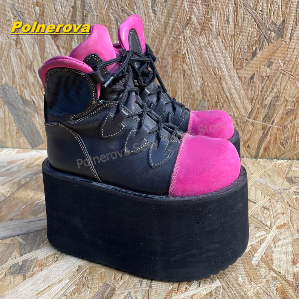 Street Fashion Hot - Botas de plataforma Y2K punk a