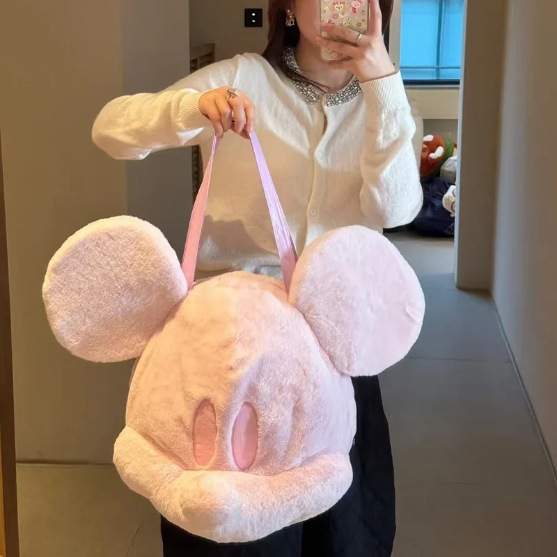Zaino in peluche Kawaii Topolino Cartoon Borsa da viaggio di grande capacità Periferica Casual Sweet Lolita Pratico regalo per ragazze