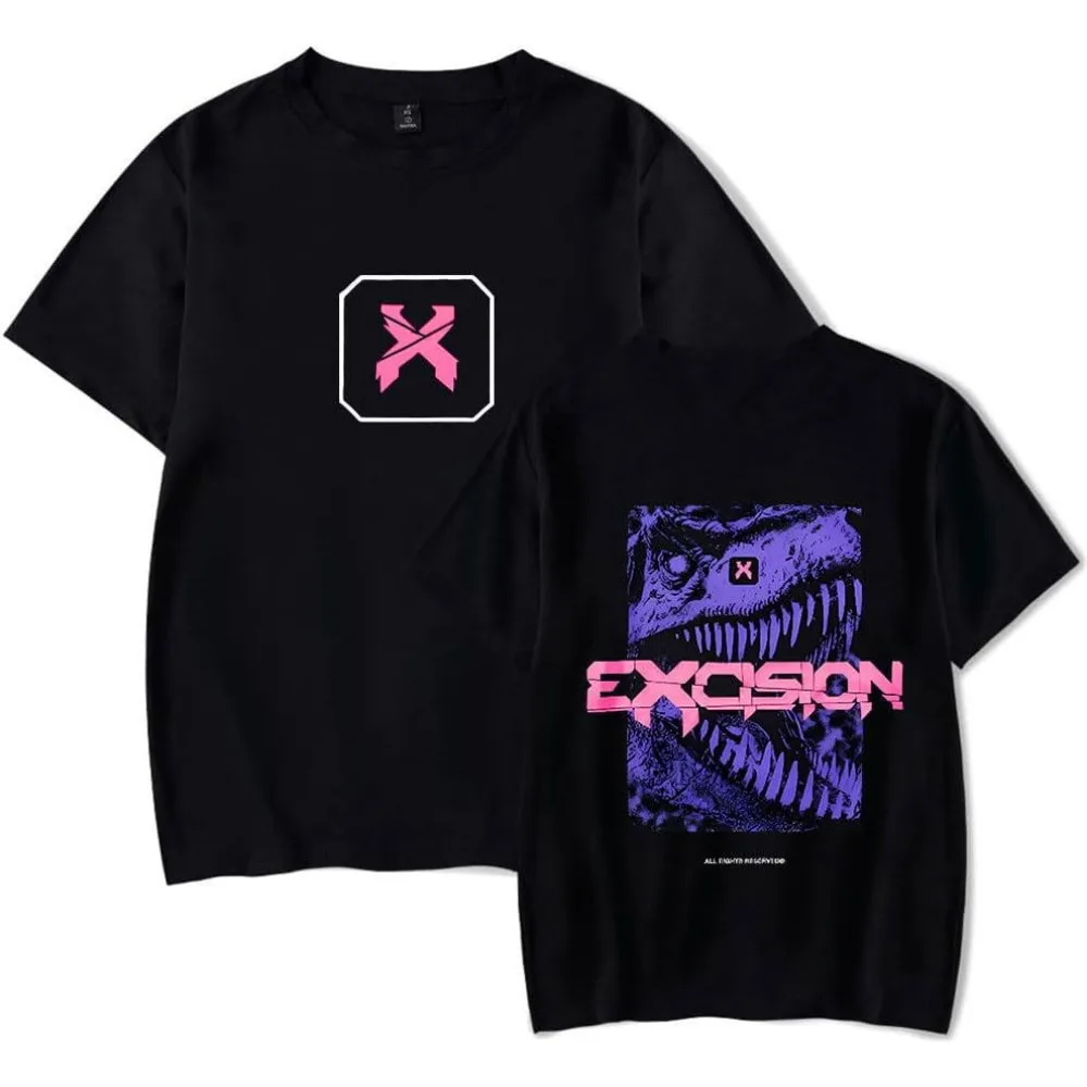 Excision T-Shirt Nexus Tour REX Merch Women Men Crewneck Short Sleeve Fashion Tee