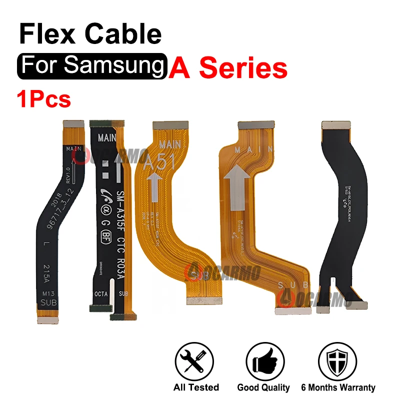 For Samsung Galaxy A10S A20S A20E A21 A21S A31 A51 A71 A91 Main Board Connector Motherboard Connection Flex Cable Replacement