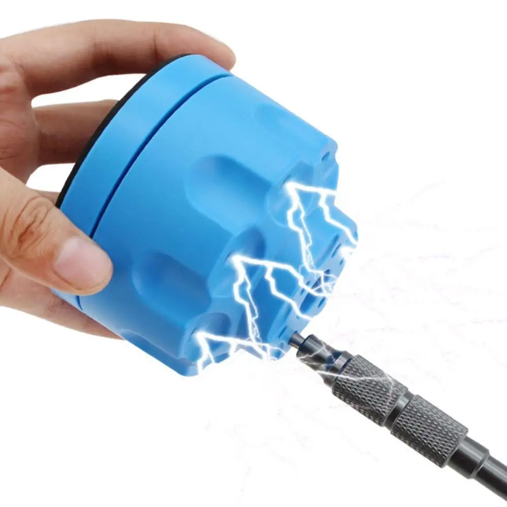 360° Rotatable Repair Tool Storage Rack Anti-lost Anti-slip Base Classification Storage Box Magnetic Bottom 14 Holes