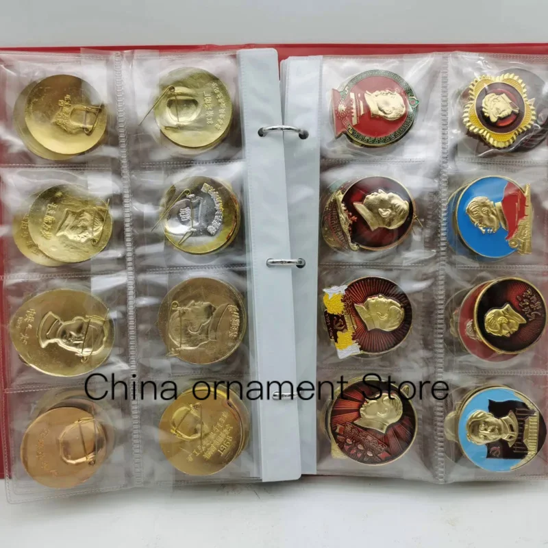 

Red Collection Chairman Mao Badge Commemorative Book Cultural Revolution Badge Badge Commemorative Badge Collection Book Decorat