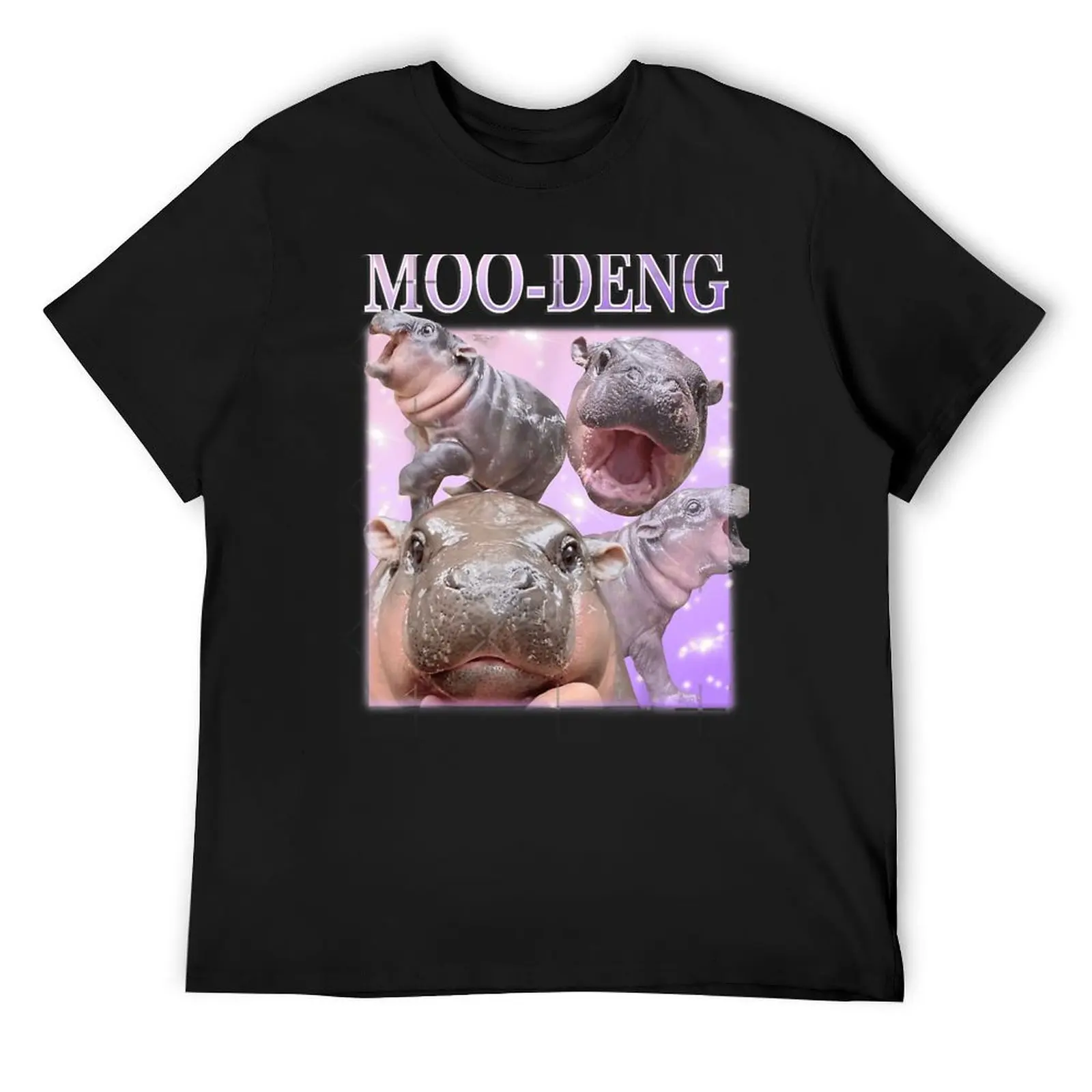 MOO-DENG THE FAMOUS BABY PIGMY HIPPO MOODENG - OFFICIAL T-Shirt blacks vintage clothes cheap stuff luxury clothes men