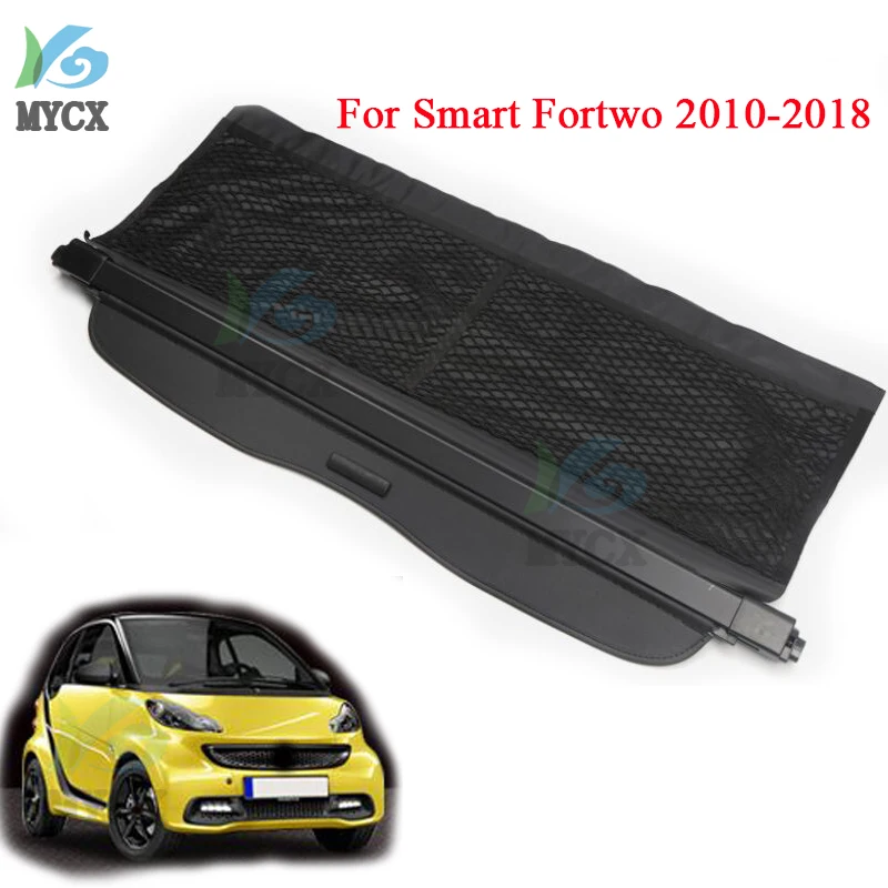 For Smart Fortwo 2010 2011 2012 2013 2014 2015 2016 2017 2018 Rear Trunk Cargo Cover Screen Shade Security Shield Accessories