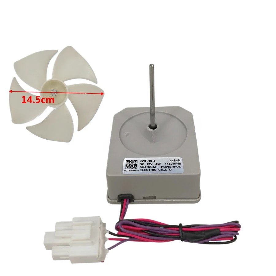 

Suitable for Rongsheng refrigerator frozen BCD-563WY /A fan motor ZWF-10-4 1448488 motor